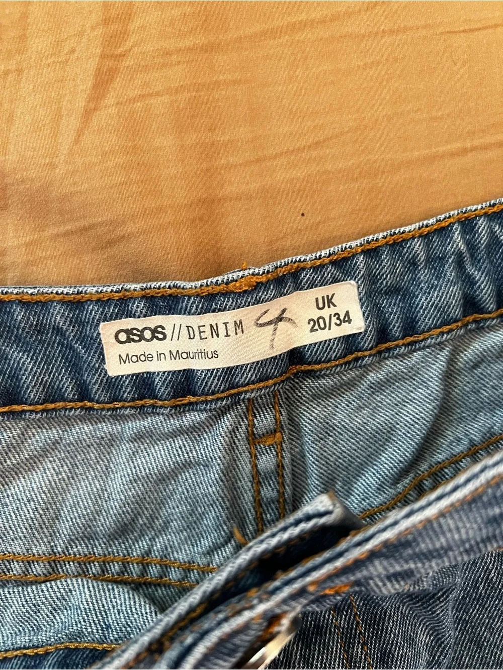 ASOS High-Rise Women's Dark Blue Wash Jeans